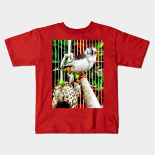 Birds - Zebra Finch Kids T-Shirt